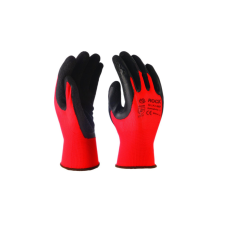Rock Safety Kesztyű FIREANT M:10 piros-fekete mártással védőkesztyű