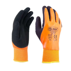 Rock Safety LRS3033 Duplán latex mártott poliészter szerelőkesztyű