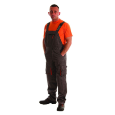 Rock Safety Védőoverall, Rock, szürke/narancssárga, több zsebbel - M-es méret munkaruha