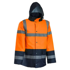 Rock TR466-O-4XL Jól-láthatósági bélelt munkavédelmi télikabát