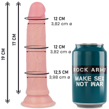  ROCKARMY – prémium, valósághű szilikon maszturbátor 19 cm műpénisz, dildó