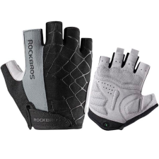 Rockbros S109GR kerékpáros kesztyű, XL méret - szürke kerékpáros kesztyű