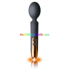 Rocks Off Oriel Rechargeable Wand - Black and Copper, Masszázs vibrátor - Rocks Off