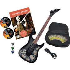 Rocktile Per Jk150F Bsk Elektromos Gitár Koponyás Kiegészítőkkel gitár és basszusgitár