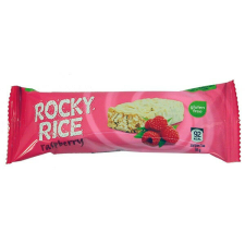 Rocky Rice puffasztott rizsszelet fehércsokis málna 18 g (gluténmentes) csokoládé és édesség