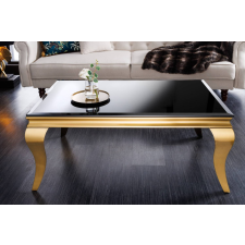 Rococo Design dohányzóasztal Rococo 100 cm fekete / arany bútor
