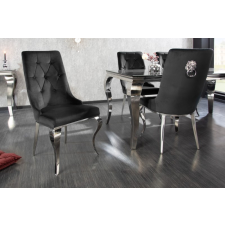 Rococo Design szék Rococo Levia fej fekete / króm bútor