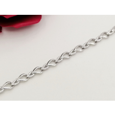 Ródiumozott antiallergén karkötő, 17 - 19 cm karkötő