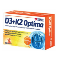  Rodzina Zdrowia D3 + K2 Optima, 30 kapszula vitamin és táplálékkiegészítő