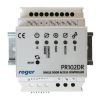 Roger PR102DR 35 mm-es DIN sínre szerelhető beléptetésvezérlő, egy átjáró kétirányú vezérlése, önálló vagy hálózatos működés