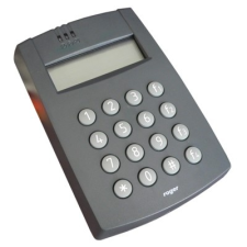 Roger PR602LCD/G/0 kültéri vezérlő és T&amp;A terminál, egyajtó kétirányú vezérlése, kártya vagy PIN / kártya és PIN / csak kártya / csak PIN azonosítási módok biztonságtechnikai eszköz