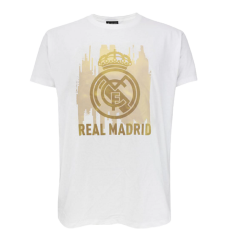 Rogers A Real Madrid címeres pólója - fehér-arany - L