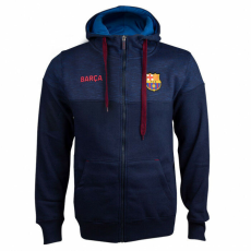 Rogers A tengerkék kapucnis Barça pulóver - 2XL