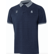 Rogers Prémium Real Madrid galléros póló, kék - XL
