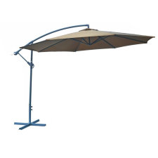 Rojaplast 8080 függő napernyő, hajtókarral - barna - ø 350 cm kerti bútor