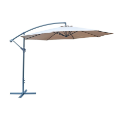 Rojaplast 8080 függő napernyő, hajtókarral - bézs - ø 350 cm kerti bútor