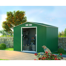 Rojaplast Archer B fém kerti ház, tároló zöld - 213 x 191 x 195 cm + 40.000 Ft-os wellness utalvány kerti tárolás