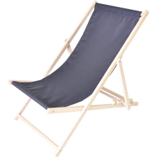 Rojaplast BAHAMA POLYESTER Kerti nyugágy, fa, natúr, grafit kerti bútor