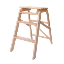 Rojaplast FÁBÓL KÉSZÜLT HÁROMSZINTES LÉTRA (Méret: 42 x 60 x) létra és állvány