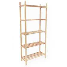 Rojaplast FENYŐFÁBÓL KÉSZÜLT ÖTSZINTES POLC (Méret: 170 x 80 x) bútor