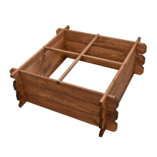  Rojaplast fenyőfából készült virág- és növénytartó 80 x 80 cm kerti tárolás