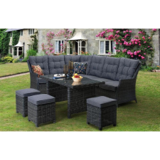 Rojaplast Houston exkluzív polyrattan kerti bútor garnitúra kerti bútor