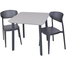 Rojaplast ITALIA BALCONY kerti asztal 1 + 2 kerti szék szett, BARS kerti bútor