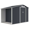 Rojaplast LUKE "A-2" fém kerti ház, tároló szürke - 278 x 191 x 195 cm ()