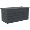 Rojaplast Max A fém kerti tároló doboz, 295 L - sötétszürke