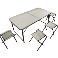 Rojaplast összecsukható kemping bútor garnitúra, 1 x asztal + 4 x szék XH120604 kerti bútor
