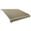 Rojaplast P4510 falra szerelhető napellenző - bézs - 3,95 x 2,5 m 381/5
