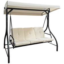  Rojaplast Paris fém kerti hintaágy – bézs hintaágy