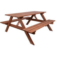 Rojaplast PIKNIK kerti bútor szett, összecsukható padokkal, 180 cm (245/23) kerti bútor