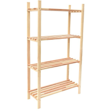 Rojaplast Polcos állvány, fa, 120×75×30 cm, 4 polc bútor