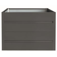 Rojaplast Premium magaságyás - fém - 90 x 90 x 76 cm kerti tárolás