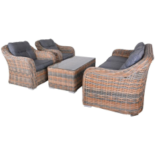Rojaplast Richmond exkluzív polyrattan kerti bútor garnitúra (ötszemélyes) kerti bútor