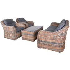 Rojaplast Richmond exkluzív polyrattan kerti bútor garnitúra (ötszemélyes) kerti bútor