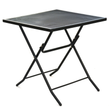 Rojaplast ROJAPLAST ZWMT-70F fém kerti összecsukható asztal - fekete kerti bútor