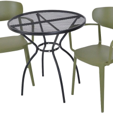 Rojaplast ZWMT-06 kerti asztal 1 + 2 kerti szék szett, MARE ARMCHAIR kerti bútor