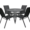 Rojaplast ZWMT-51 kerti asztal 1 + 4 kerti szék szett, XT1012C