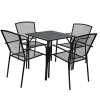Rojaplast ZWMT-70R kerti asztal 1 + 4 kerti szék szett, ZWMC-19