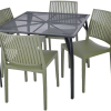 Rojaplast ZWMT-90 kerti asztal 1 + 4 kerti szék szett, BARS