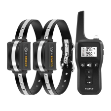 Rojeco PD529 1000m kutyakiképző nyakörv 2 nyakörvvel (fekete) nyakörv, póráz, hám kutyáknak