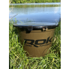  Rok Fishing Performance - Round Bucket Green Brown 13l vödör + fedél (ROK030276-030030)