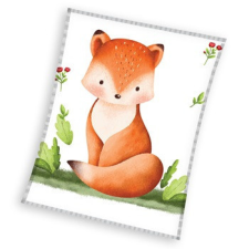  Róka Rusty coral fleece polár takaró 110x140cm lakástextília