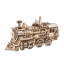 Rokr 3D fa puzzle vonatmodell puzzle, kirakós