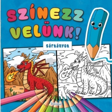 Roland Toys Kft. könyves Színezz velünk! - Sárkányok kreatív és készségfejlesztő