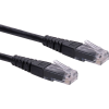 ROLINE 21.15.0928 RJ45 Hálózati kábel, patchkábel CAT 6 U/UTP 1.50 m Fekete Árnyékolatlan 1 db (21.15.0928)