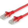 ROLINE 21.15.2711 RJ45 Hálózati kábel, patchkábel CAT 6A U/UTP 1.00 m Piros (átlátszó) Árnyékolatlan, Halogénmentes, Lángálló 1 db (JAB-3433453)