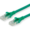 ROLINE 21.15.2736 RJ45 Hálózati kábel, patchkábel CAT 6A U/UTP 7.50 m Zöld Árnyékolatlan, Halogénmentes, Lángálló 1 db ( )